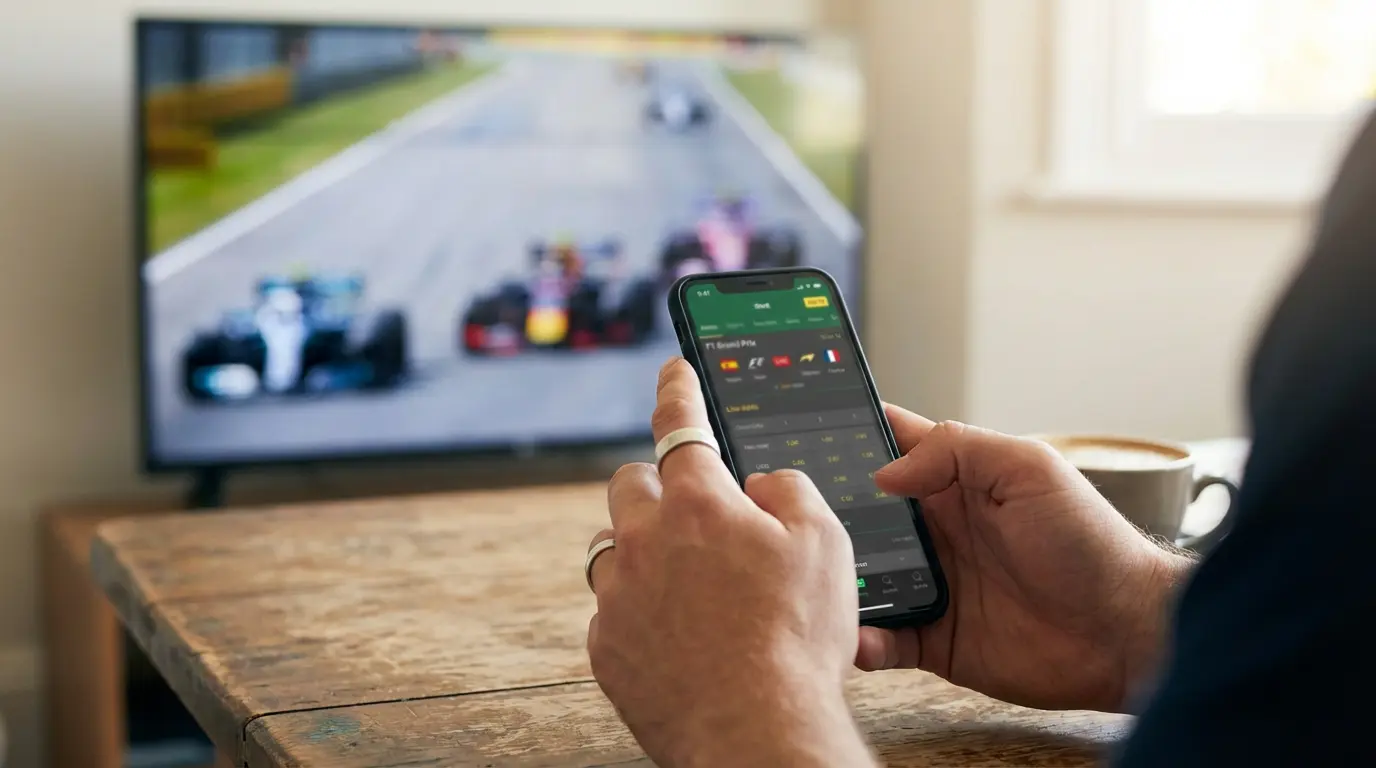 Apuestas de F1 desde el móvil: cómo apuesta el 78% del mercado español
