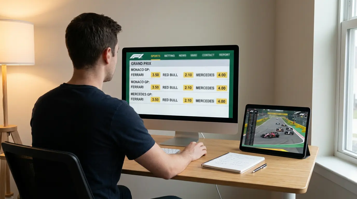 Mercados de apuestas disponibles en un Gran Premio de Fórmula 1